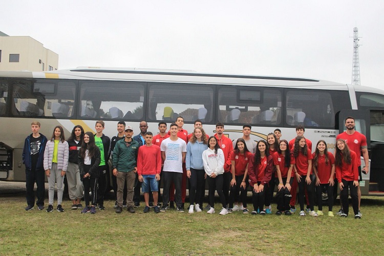Atletas de PG embarcam para etapa final dos Jogos da Juventude