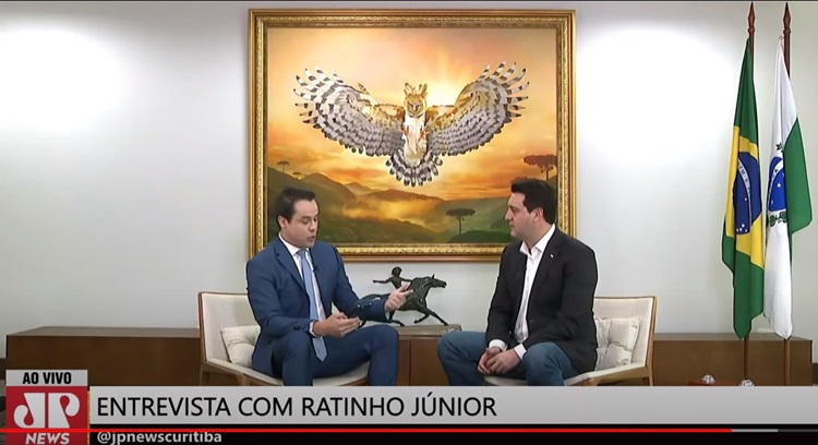 Governador Ratinho Júnior diz que apoiará a reeleição da Prefeita Elizabeth