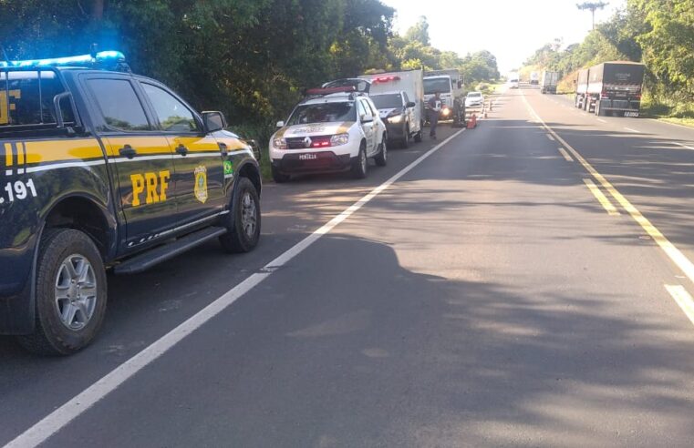 Homem morre após ser atropelado na BR-376