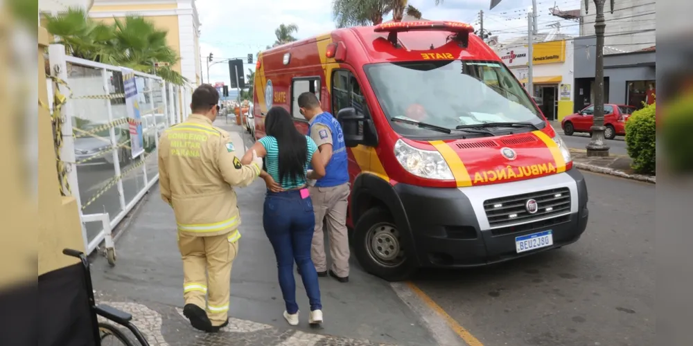 Acidente em cruzamento deixa mulher ferida na região Central