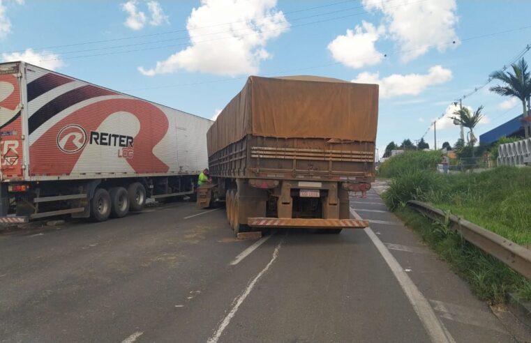 Motorista embriagado é preso após causar acidente na BR-376, em Ponta Grossa
