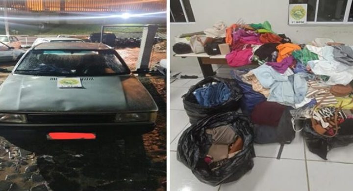 PM prende suspeito de furtar veículo para cometer roubo em loja de roupas em Ponta Grossa