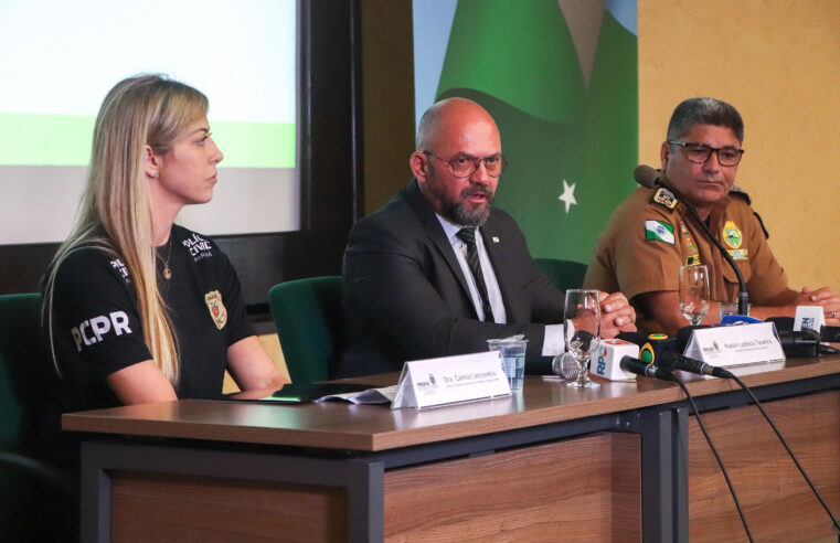 Paraná registrou queda de 9,3% no número de homicídios e 25 mil roubos a menos em 2023