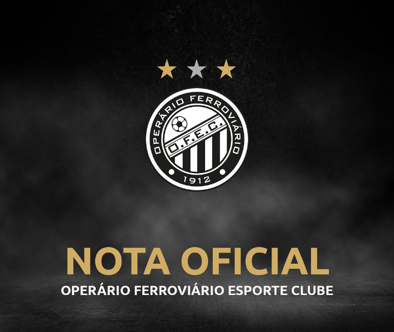 Em Nota Oficial, diretoria do Operário repudia supostos atos racistas no GK