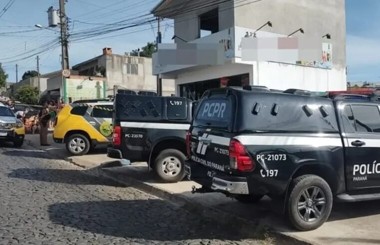Homem é assassinado a tiros dentro de distribuidora de bebidas em Ponta Grossa
