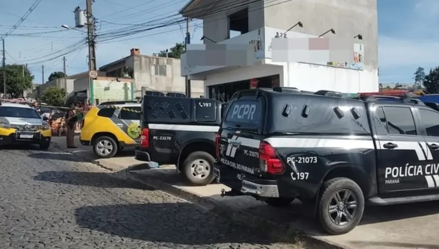 Homem é assassinado a tiros dentro de distribuidora de bebidas em Ponta Grossa