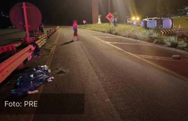 Motorista embriagado atropela e mata pedestre em Jaguariaíva