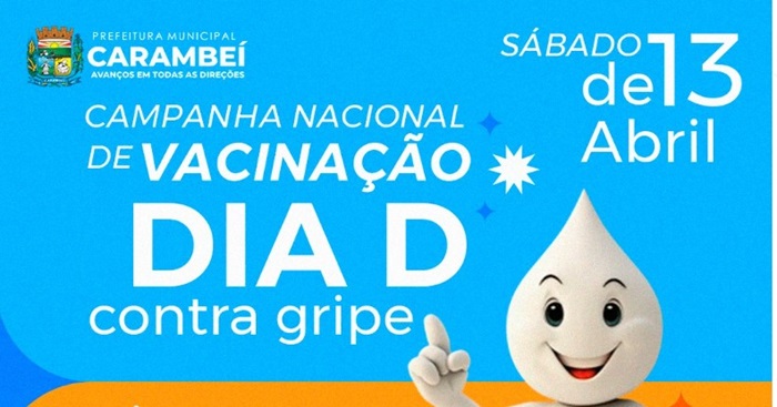 Carambeí faz Dia “D” de vacinação contra o gripe neste sábado (13)