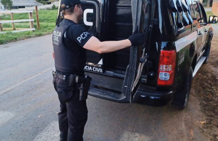Polícia Civil cumpre mandado de prisão em investigação de homicídio qualificado em Rebouças