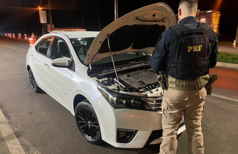 PRF recupera veículo roubado em 2019 com identificação adulterada em Guarapuava