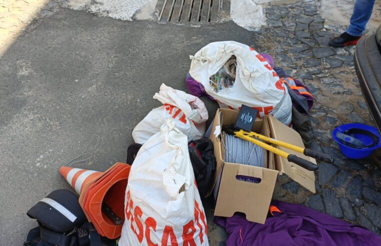 Polícia Civil de Ponta Grossa prende suspeito de furtos de fios de cobre