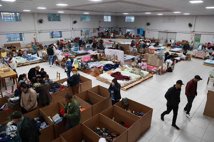 Chega a 13,2 mil toneladas as doações do Paraná enviadas ao Rio Grande do Sul