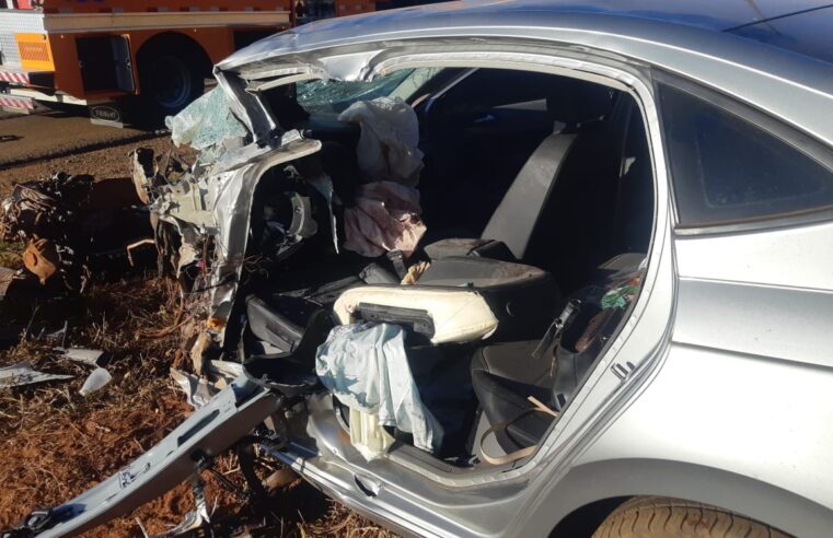Colisão entre caminhão e automóvel resulta em vítima fatal em Tibagi