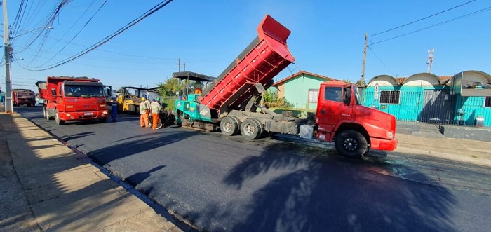 Prefeitura recupera mais 3 Km de vias no Jardim Conceição