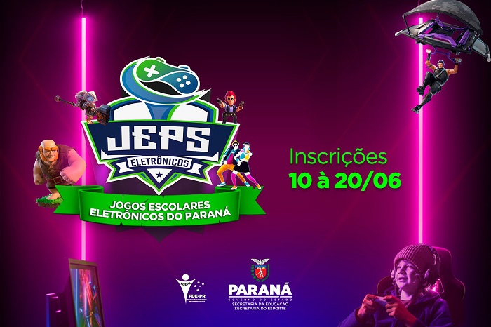 Jogos Escolares Eletrônicos de 2024 estão com inscrições abertas