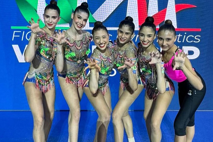 Atletas paranaenses brilham no Mundial de Ginástica Rítmica em Milão