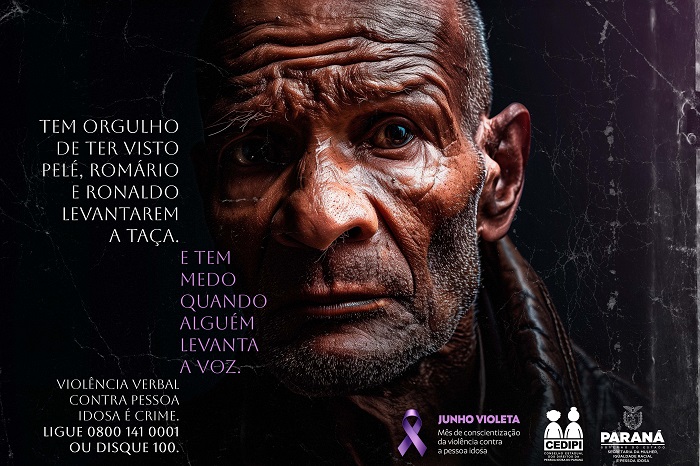 Paraná lança campanha de conscientização contra violência à pessoa idosa