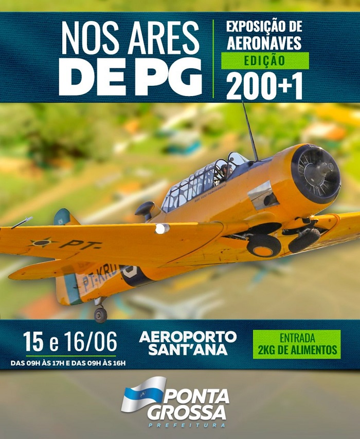 “Nos Ares de PG” tem nova edição dias 15 e 16 no Aeroporto Sant’Ana