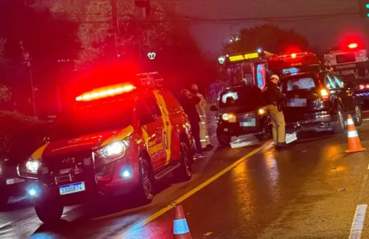 Homem é preso por dirigir embriagado após colisão em Ponta Grossa