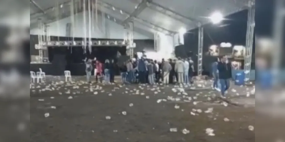 Briga na festa de aniversário de Rio Azul termina com tiroteio e dois feridos