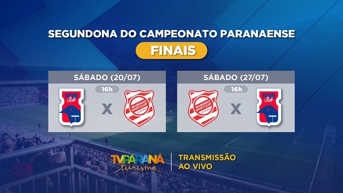 TV Paraná Turismo transmite final da 2ª Divisão entre Paraná e Rio Branco
