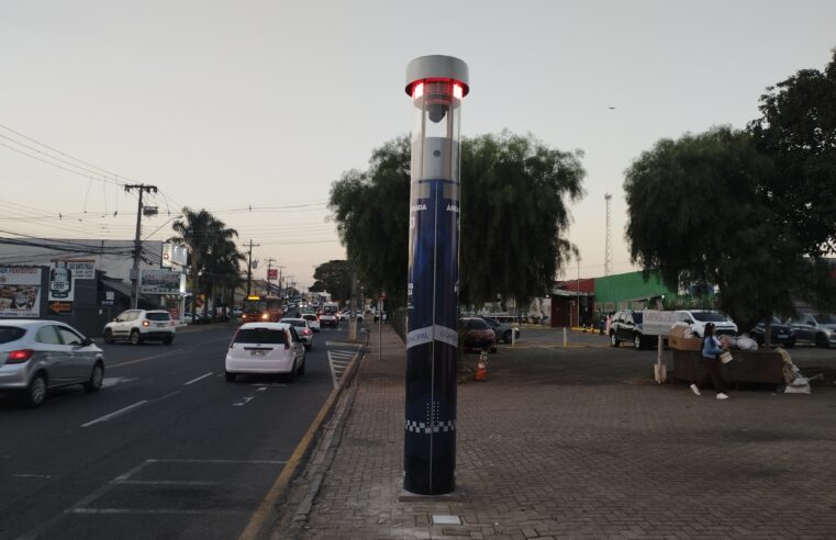 PONTA GROSSA RECEBE NOVOS TOTENS DE MONITORAMENTO; SANTA PAULA É O MAIS RECENTE A SER INSTALADO