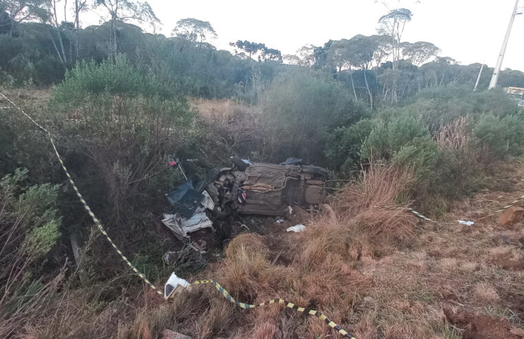 HOMEM MORRE EM ACIDENTE ENVOLVENDO CAMINHÃO E CARRO EM INÁCIO MARTINS