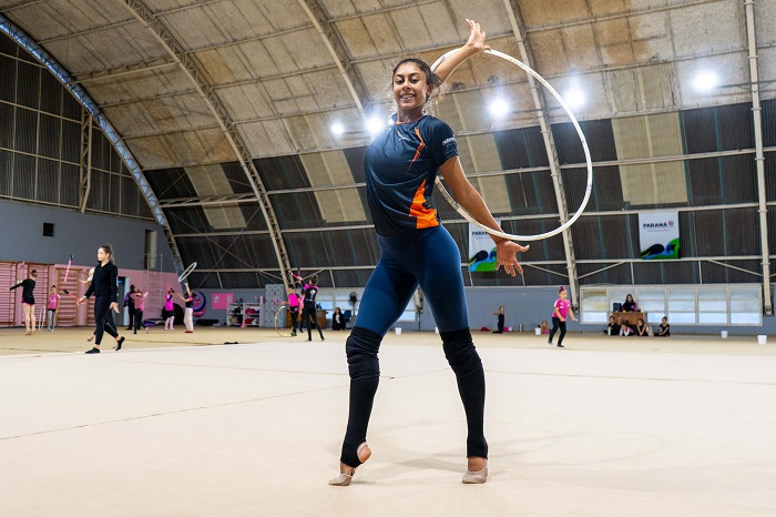 BABI DOMINGOS É TOP 10 DA GINÁSTICA RÍTMICA NA OLIMPÍADA