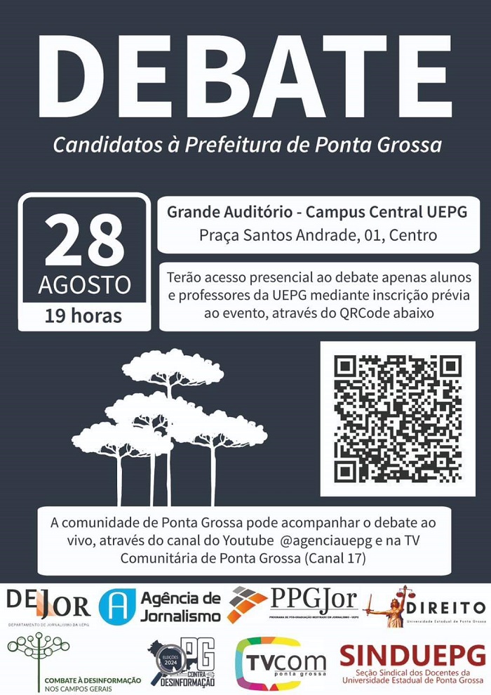 UEPG PROMOVE DEBATE COM CANDIDATOS À PREFEITURA