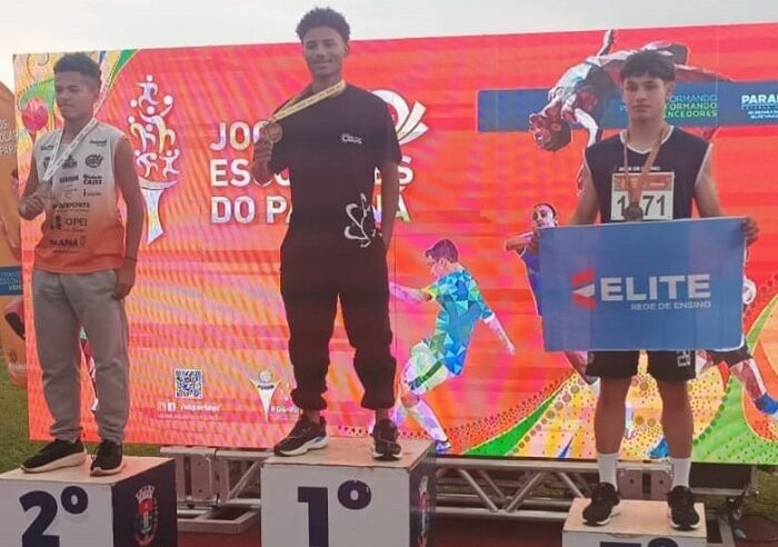MURILO CARDOZO GARANTE BRONZE NO ATLETISMO DOS 70º JEPS