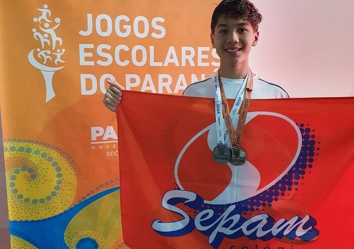 FELIPE KRAVCHYCHYN TRAZ PRATA E BRONZE DOS 70º JEPS
