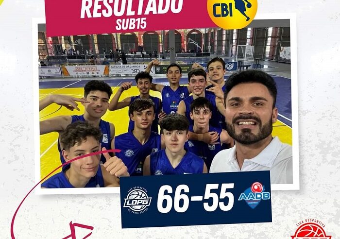 LDPG VENCE NA DESPEDIDA DO BRASILEIRO SUB-15