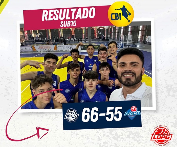 LDPG VENCE NA DESPEDIDA DO BRASILEIRO SUB-15