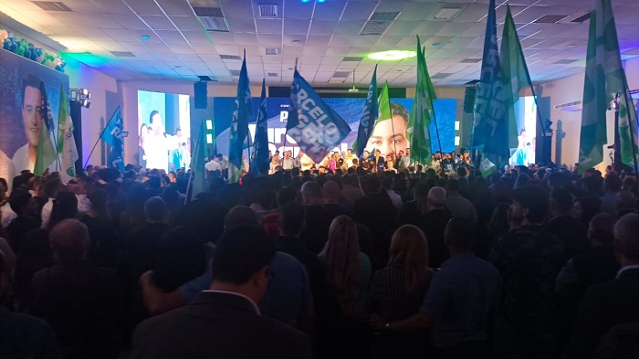 Com presença de Ratinho Júnior, PSD confirma candidatura de Rangel à Prefeitura de PG
