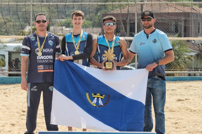 PONTA GROSSA TRAZ OURO E PRATA DO VÔLEI DE PRAIA NOS 36º JOJUPS