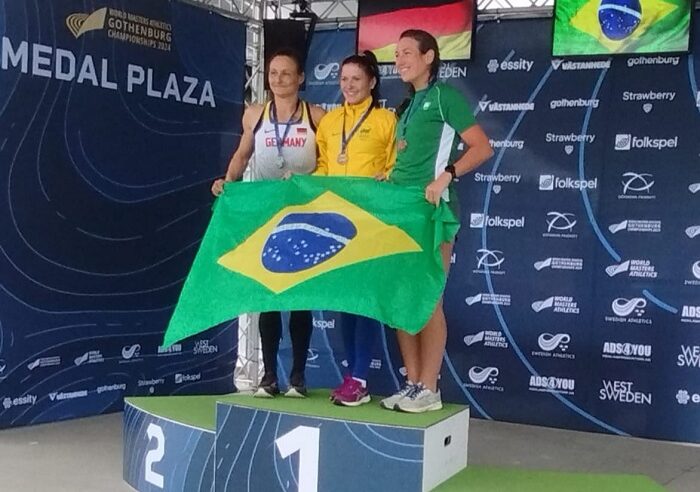 WANESSA ZAVOLSKI É CAMPEÃ MUNDIAL DE ATLETISMO MASTER