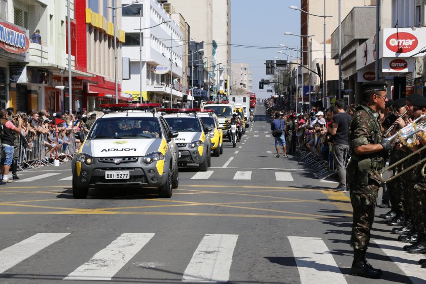 FORÇAS DE SEGURANÇA DE PONTA GROSSA SE PREPARAM PARA O DESFILE CÍVICO-MILITAR NESTE SÁBADO