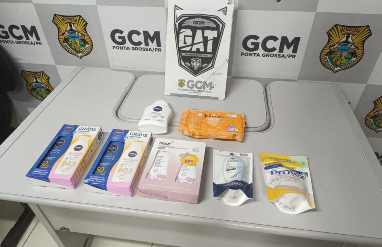 EQUIPE GAT FOX DA GUARDA MUNICIPAL PRENDE DUAS MULHERES EM FLAGRANTE POR FURTOS EM FARMÁCIAS DE PONTA GROSSA