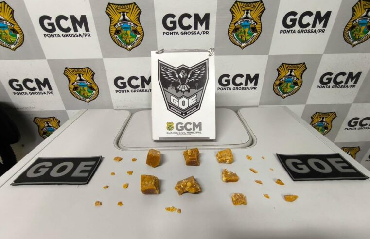 DROGAS EM CEMITÉRIO DE PONTA GROSSA: HOMEM É PRESO COM 253 GRAMAS DE CRACK
