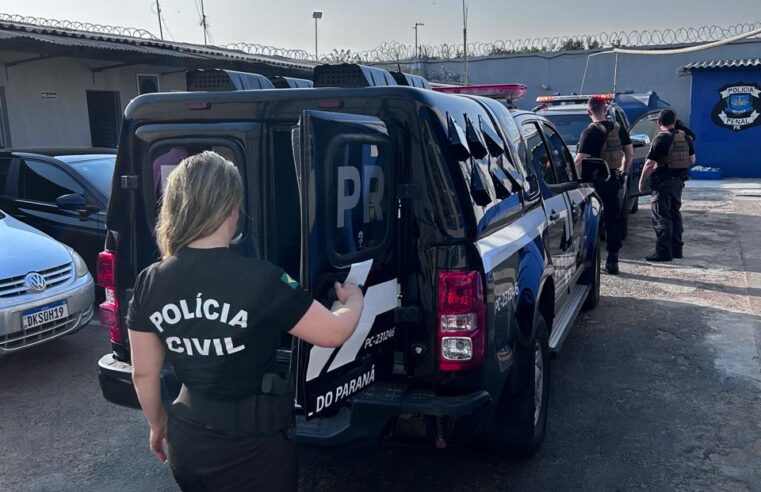 POLÍCIA CIVIL PRENDE HOMEM POR DESCUMPRIR MEDIDAS PROTETIVAS E AMEAÇAR EX-COMPANHEIRA EM CARAMBEÍ