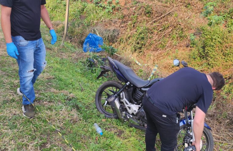 MOTOCICLISTA MORRE APÓS PERDER CONTROLE DA MOTO EM TEIXEIRA SOARES