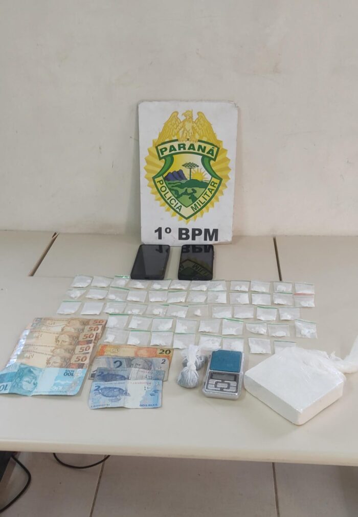 POLÍCIA MILITAR APREENDE MAIS DE MEIO QUILO DE COCAÍNA NA NOVA RÚSSIA