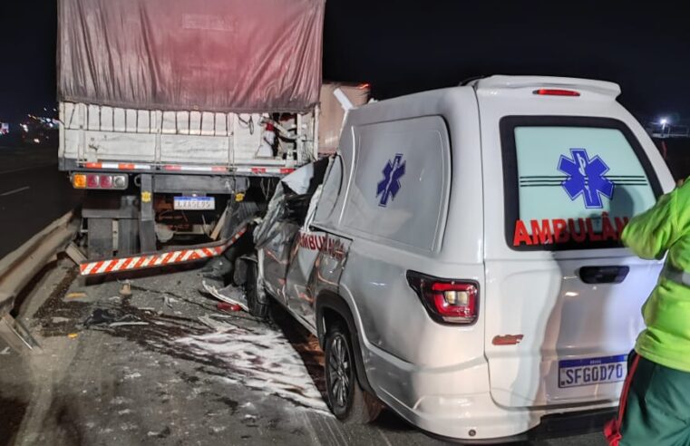 MOTORISTA DE AMBULÂNCIA MORRE EM GRAVE ACIDENTE NA PR-151, EM PONTA GROSSA