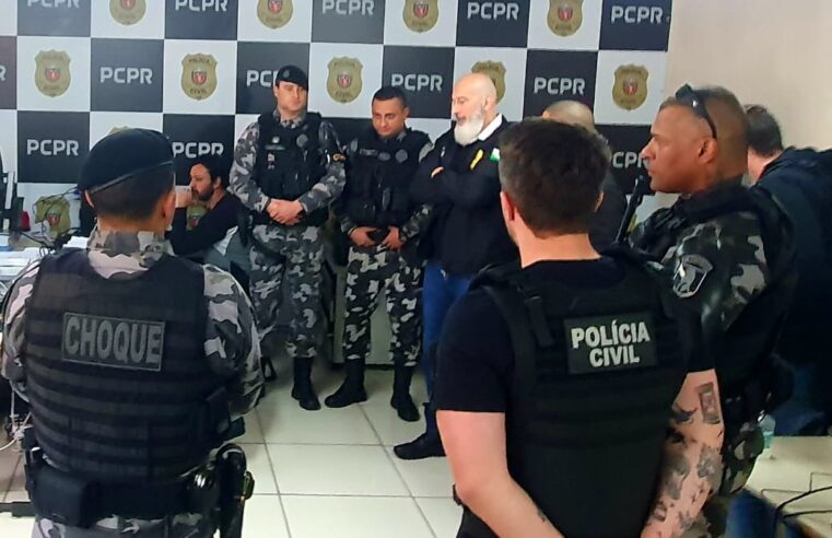 FORÇAS DE SEGURANÇA UNIDAS EM OPERAÇÃO CONTRA A CRIMINALIDADE EM PONTA GROSSA (VÍDEO)