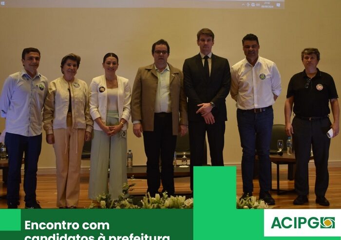CANDIDATOS RESPONDEM QUESTIONAMENTOS EM ENCONTRO NA ACIPG