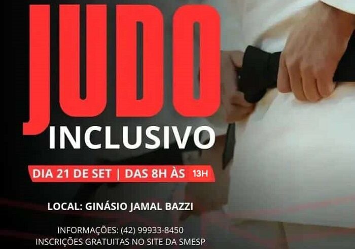 COPA JAMAL DE JUDÔ INCLUSIVO ACONTECE NESTE SÁBADO EM PONTA GROSSA
