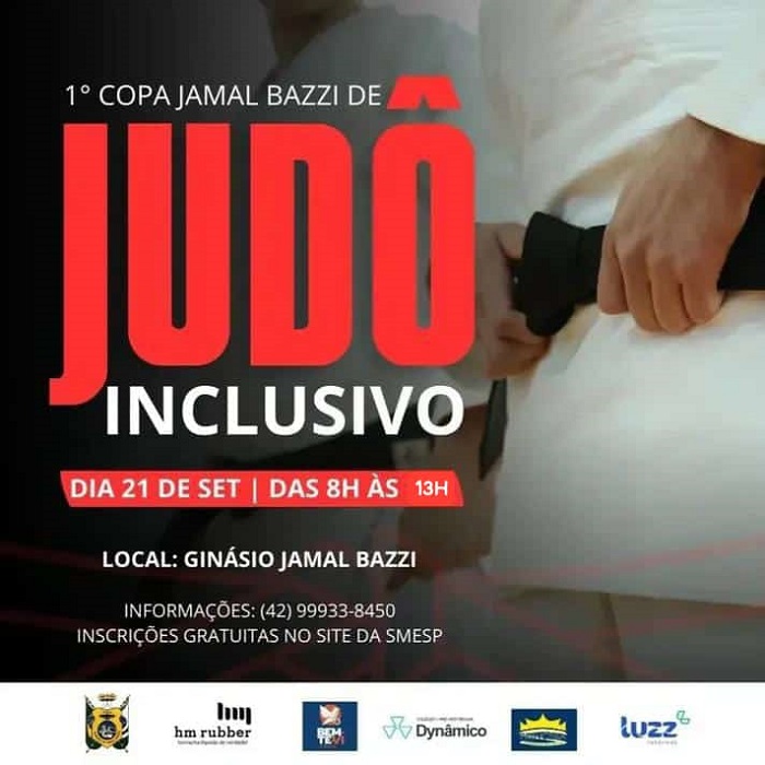 COPA JAMAL DE JUDÔ INCLUSIVO ACONTECE NESTE SÁBADO EM PONTA GROSSA