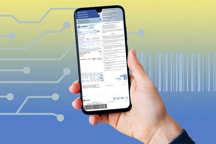 FATURA DIGITAL DA SANEPAR REDUZ O CONSUMO DE PAPEL