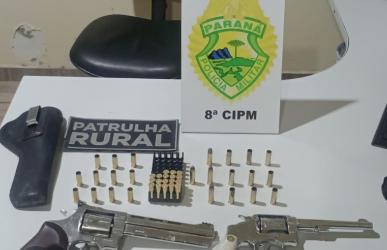 IVAÍ É ALVO DE INVASÃO E TIROTEIO; QUATRO HOMENS SÃO PRESOS COM ARMAS