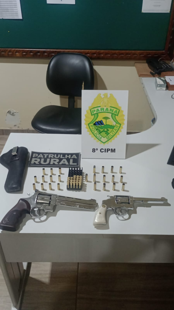 IVAÍ É ALVO DE INVASÃO E TIROTEIO; QUATRO HOMENS SÃO PRESOS COM ARMAS
